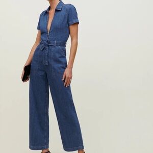Reformation Cassidy Denim Jumpsuit